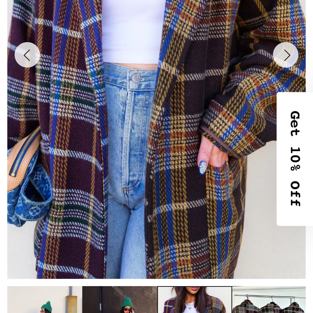 Dressed in LALA Libra Longline Half and Half Coat